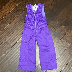 Obermeyer girls size 4 ski bib